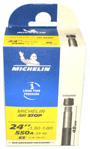 Chambre à air Michelin E3 24" 1.30 - 1.80 550A x 33-46 Schrader 48mm