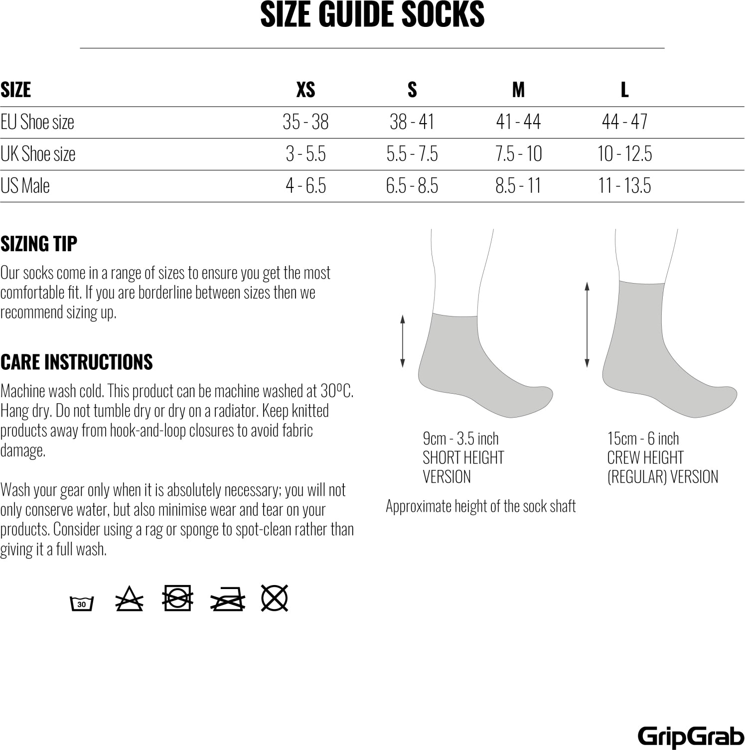 Chaussettes vélo été courtes GripGrab Lightweight SL