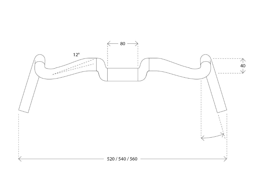 Cintre de vélo Deda Elementi Gera carbon