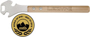 Lezyne pedal wrench with wooden handle and integrated bottle opener
