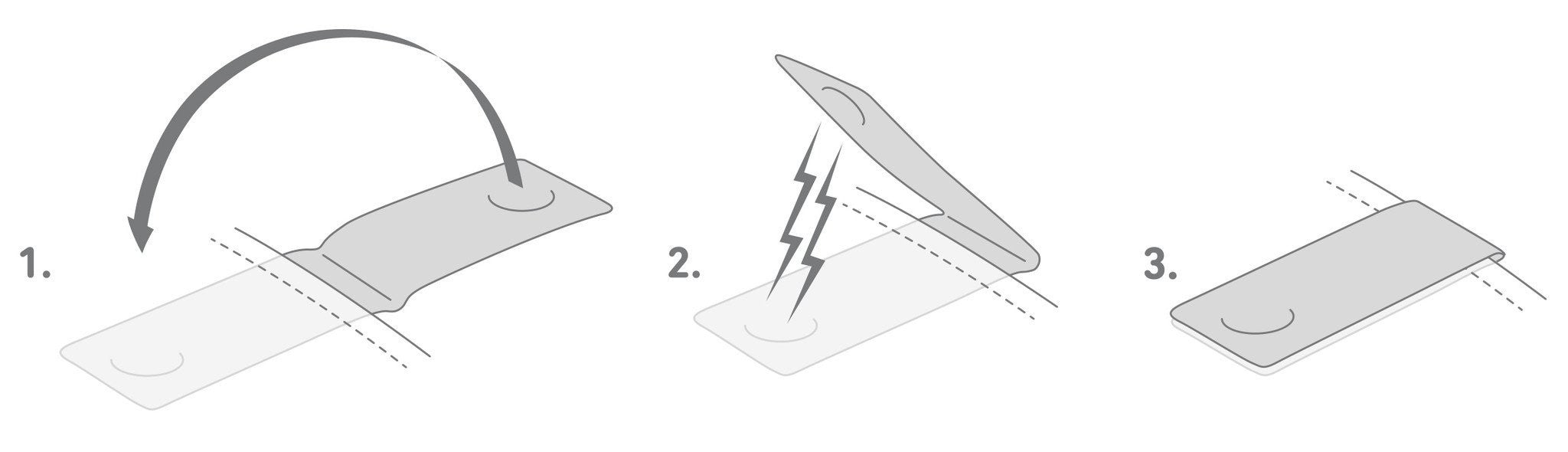 Clip Réflecteur BOOKMAN Blanc