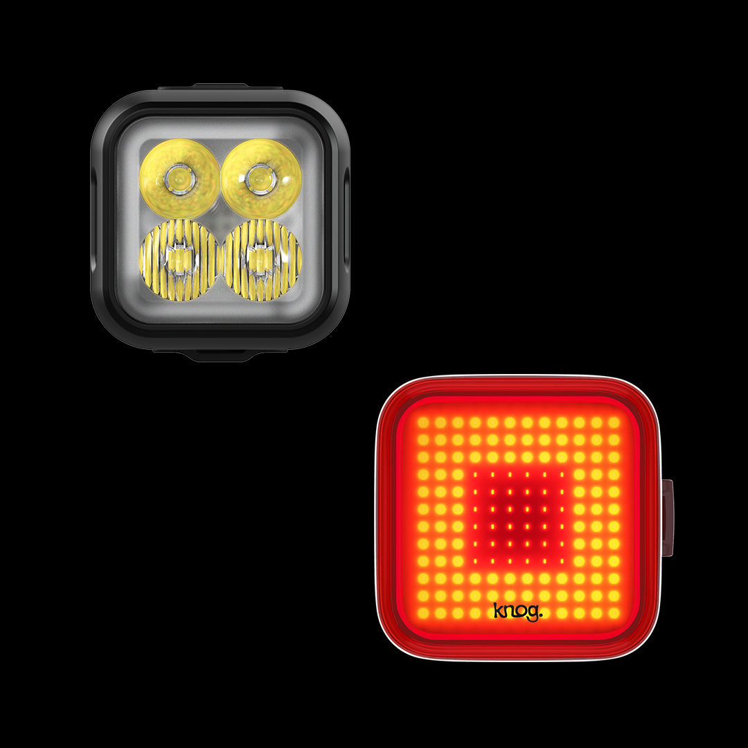 Combo éclairage vélo avant et arrière Knog Blinder Pro