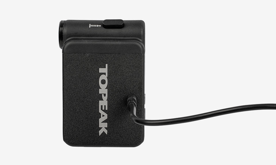 Compresseur électrique vélo Topeak E-Booster Digital – Mini pompe portable 120 PSI