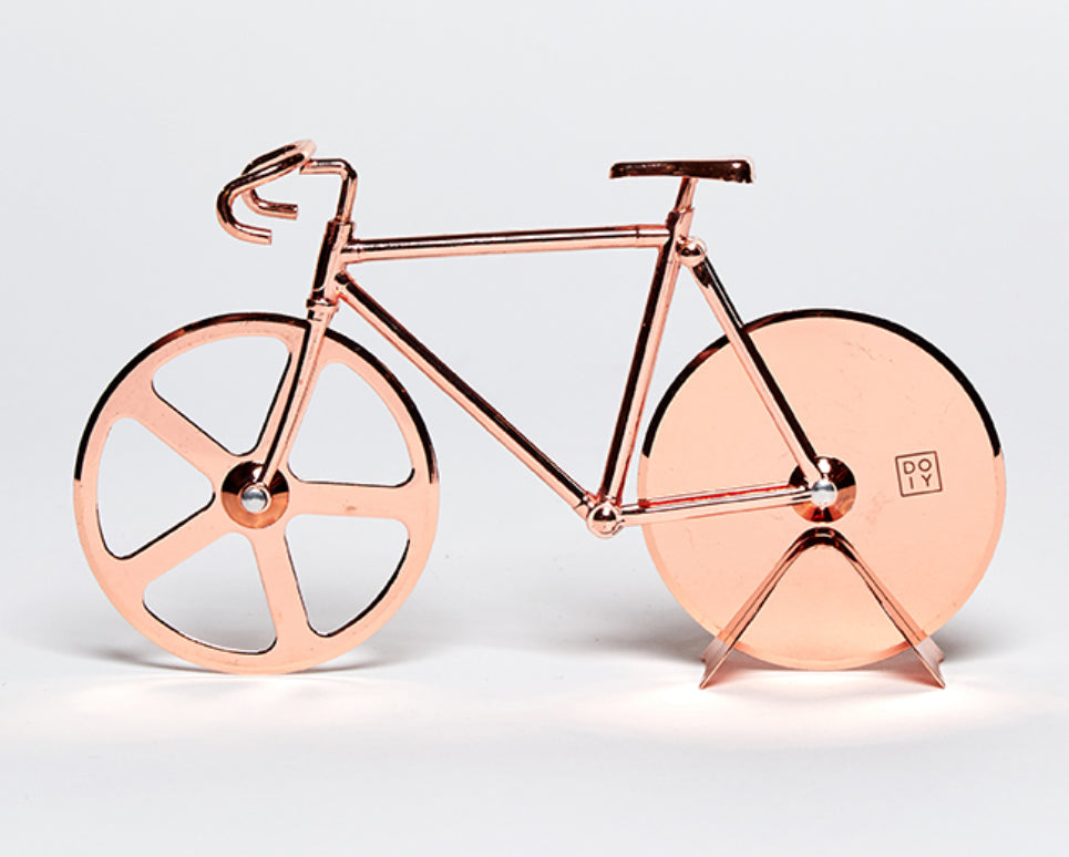 Coupe Pizza Vélo Copper