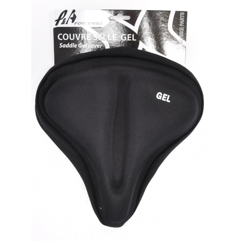 Couvre-selle DDK noir en gel 260 x 245 mm