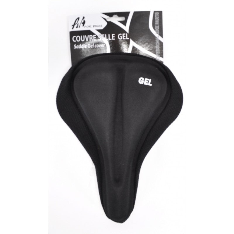 Couvre-selle DDK noir en gel 280 x 170 mm