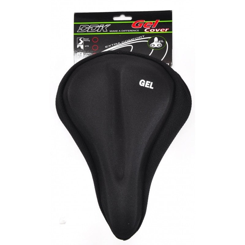 Couvre-selle DDK noir en gel 280 x 185 mm