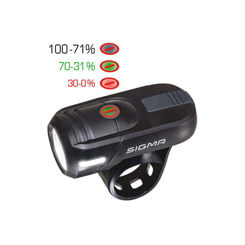 Luz delantera de bicicleta Sigma Aura 45 USB