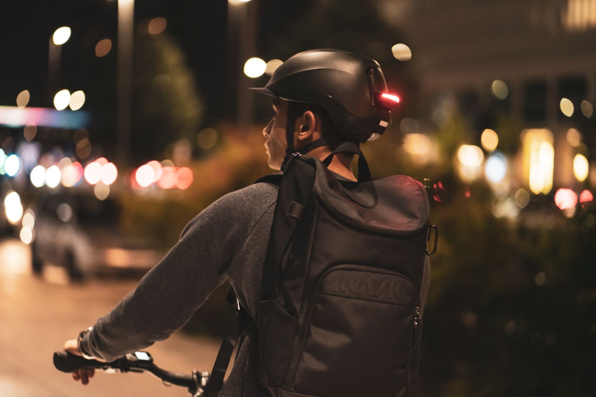 Kask Limelight bicycle helmet lighting