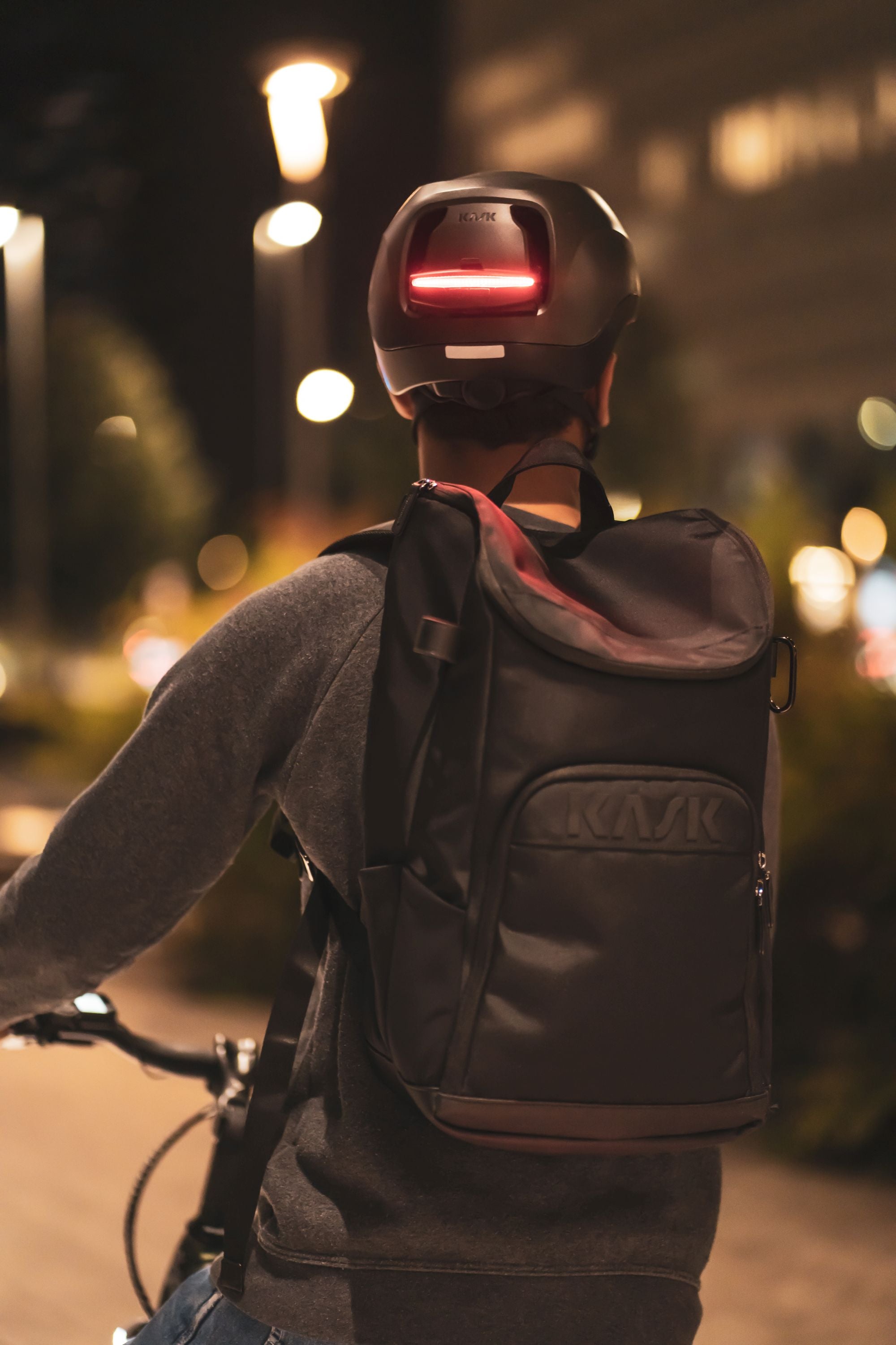 Kask Limelight bicycle helmet lighting