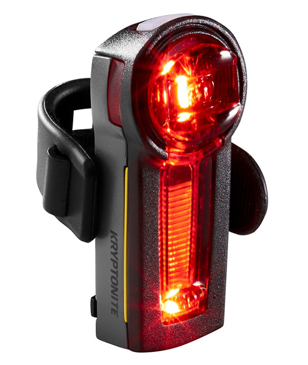 Eclairage vélo arrière avec feu stop LED Kryptonite Incite XBR