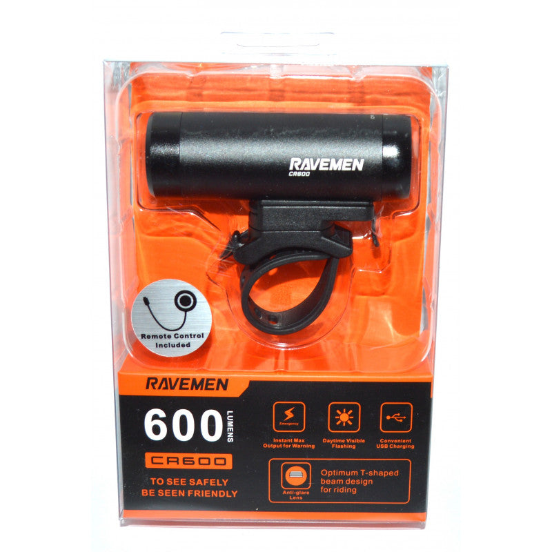 Eclairage vélo avant USB Ravemen CR600