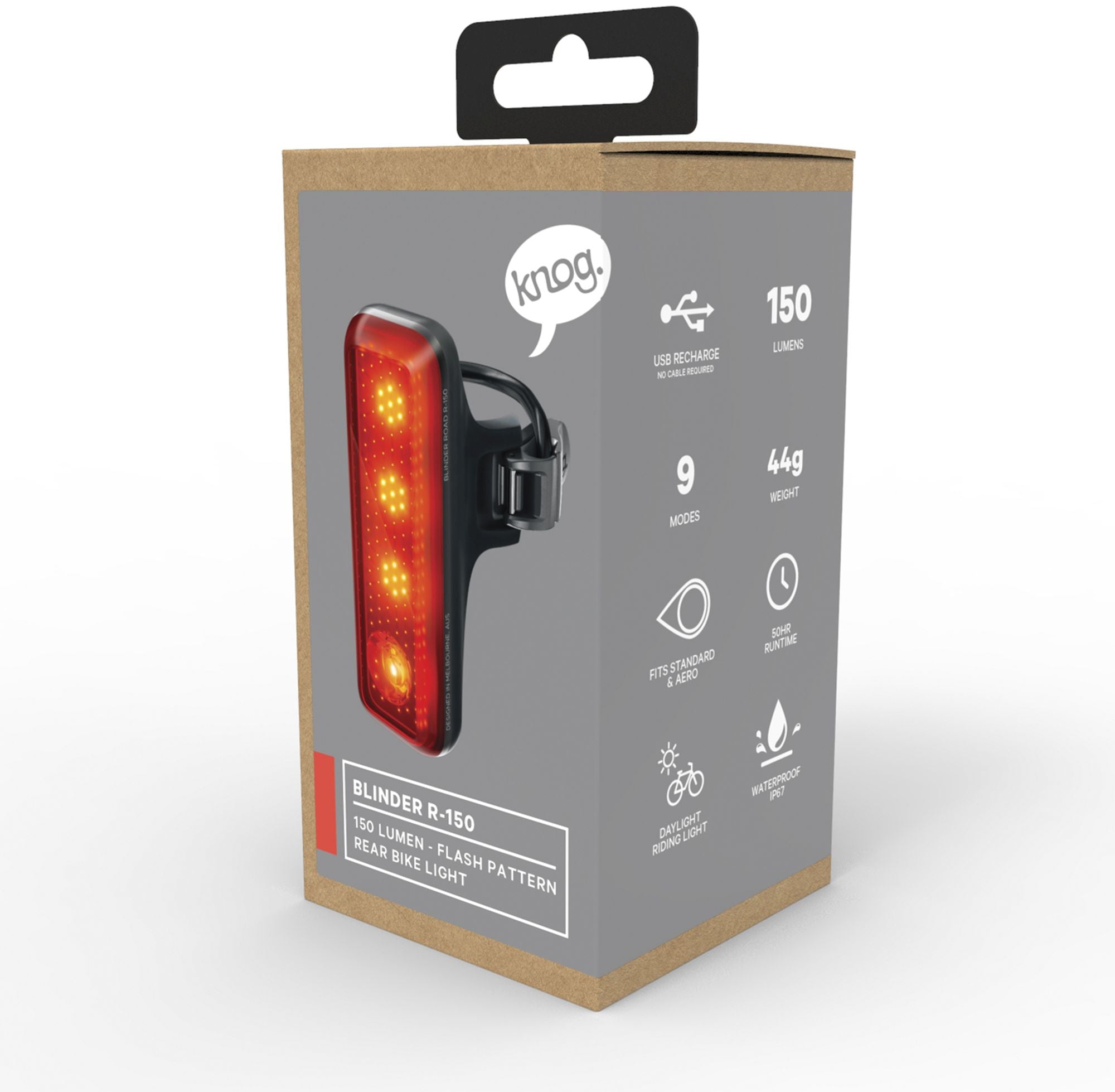 Knog Blinder Road R150 rear LED bicycle light