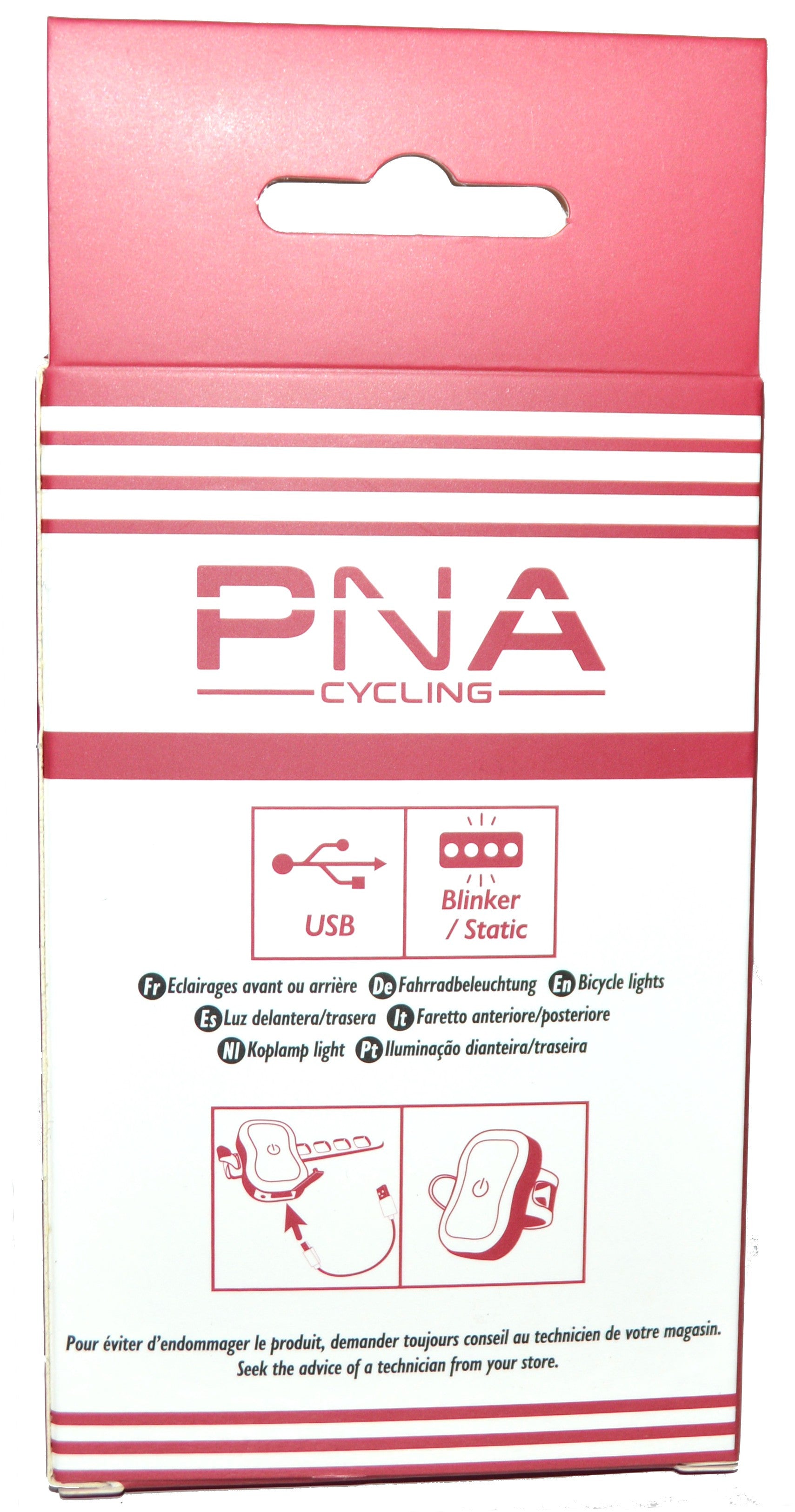 Eclairage vélo PNA Clip USB