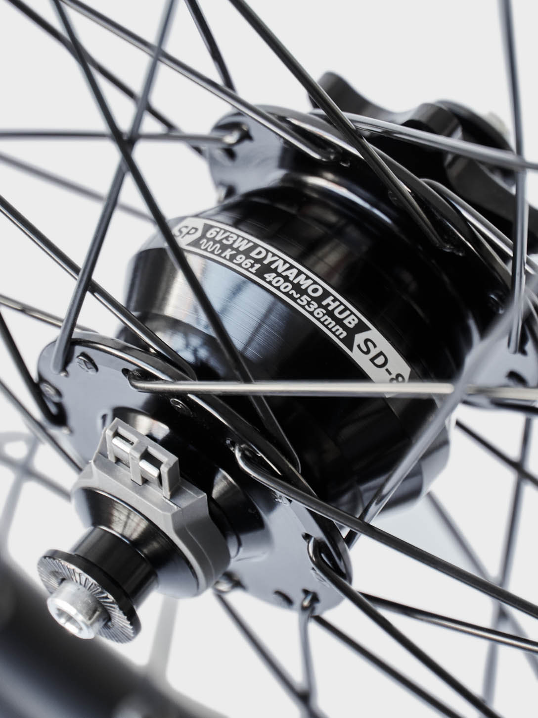 Equipo de iluminación para bicicleta de carga Omnium.