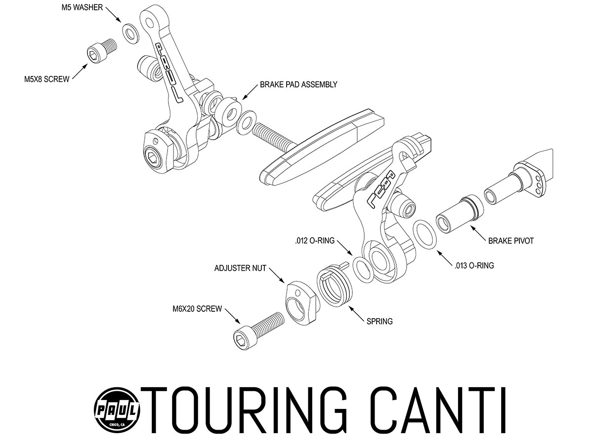 Étrier de frein Cantilever Paul Component Touring