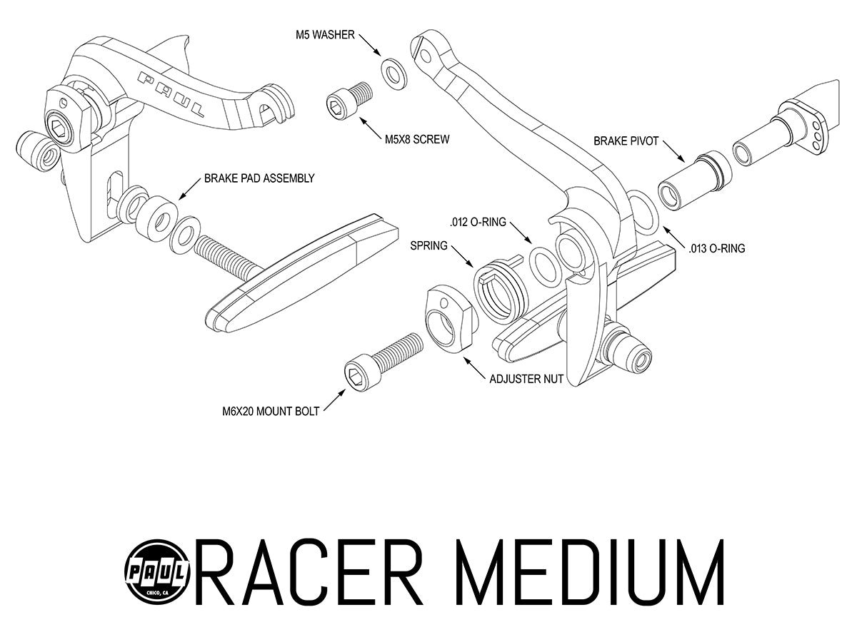 Étrier de frein Paul Component Racer Medium
