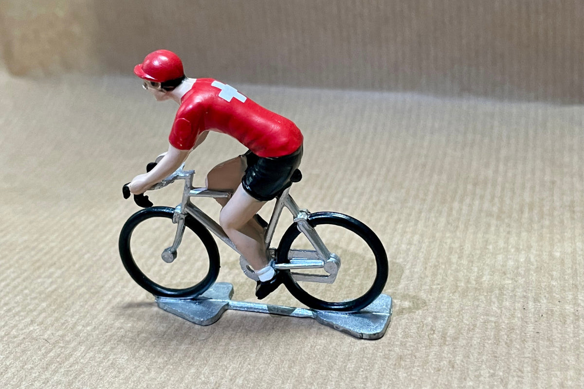 Figurine cycliste Roger - Champion Suisse