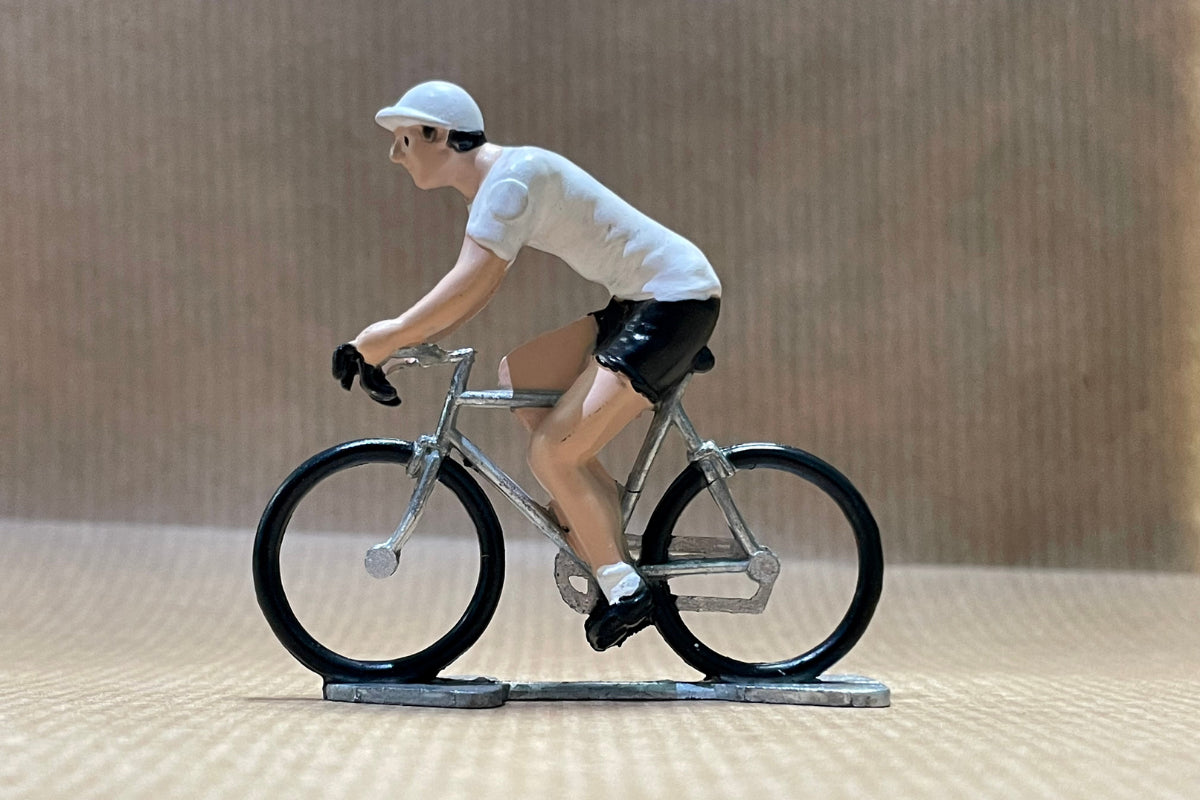 Figurine cycliste Roger - Maillot Blanc