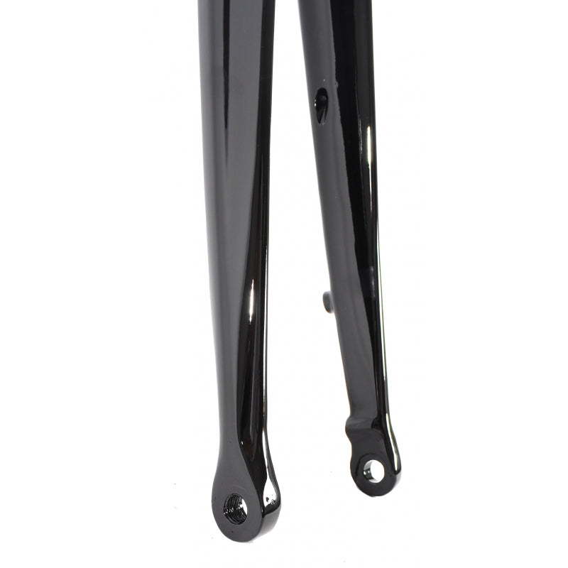 Fourche carbone EXS pour vélo de route à disque et pivot conique