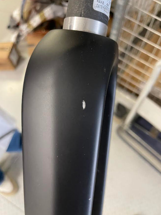 Fourche Columbus Futura Gravel Carbone 1 1/8" - 1 1/4" tapered - poc peinture