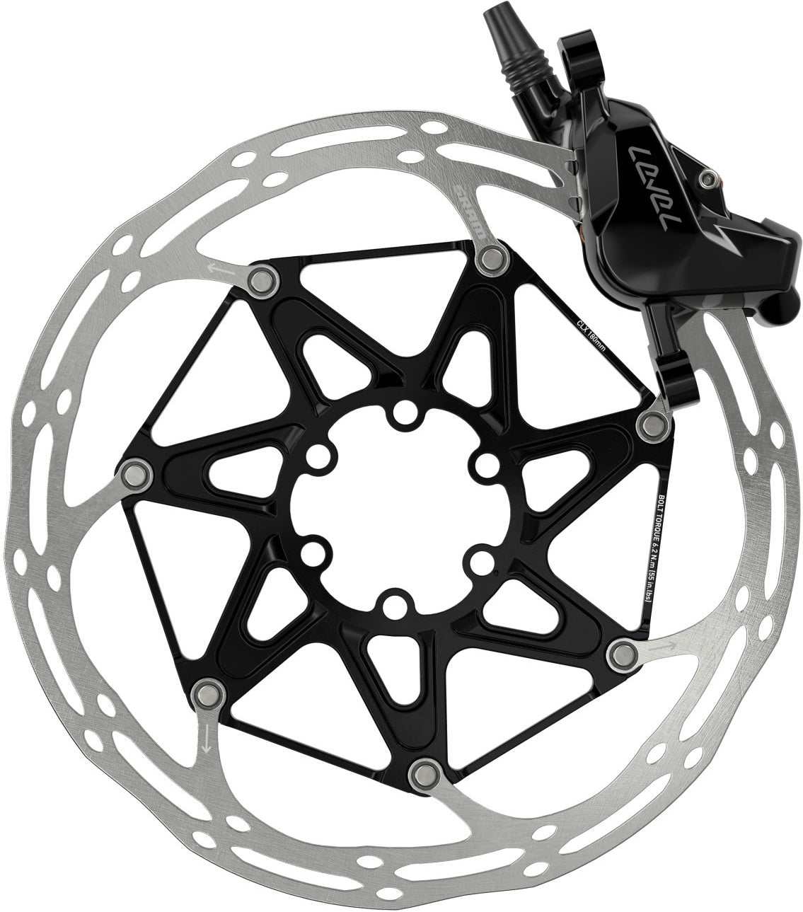 Frein à disque hydraulique avant SRAM Level Silver Stealth