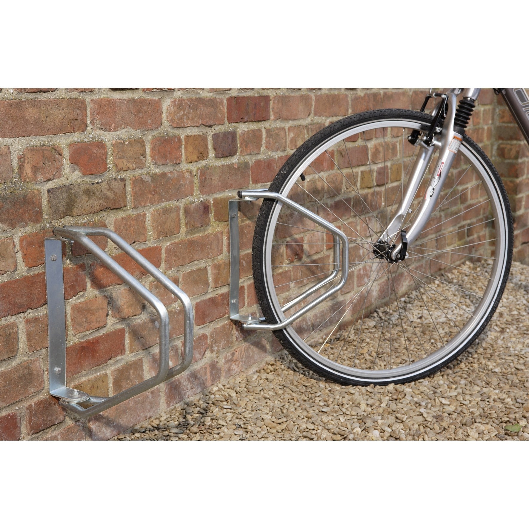 Adjustable wall garage for bicycles