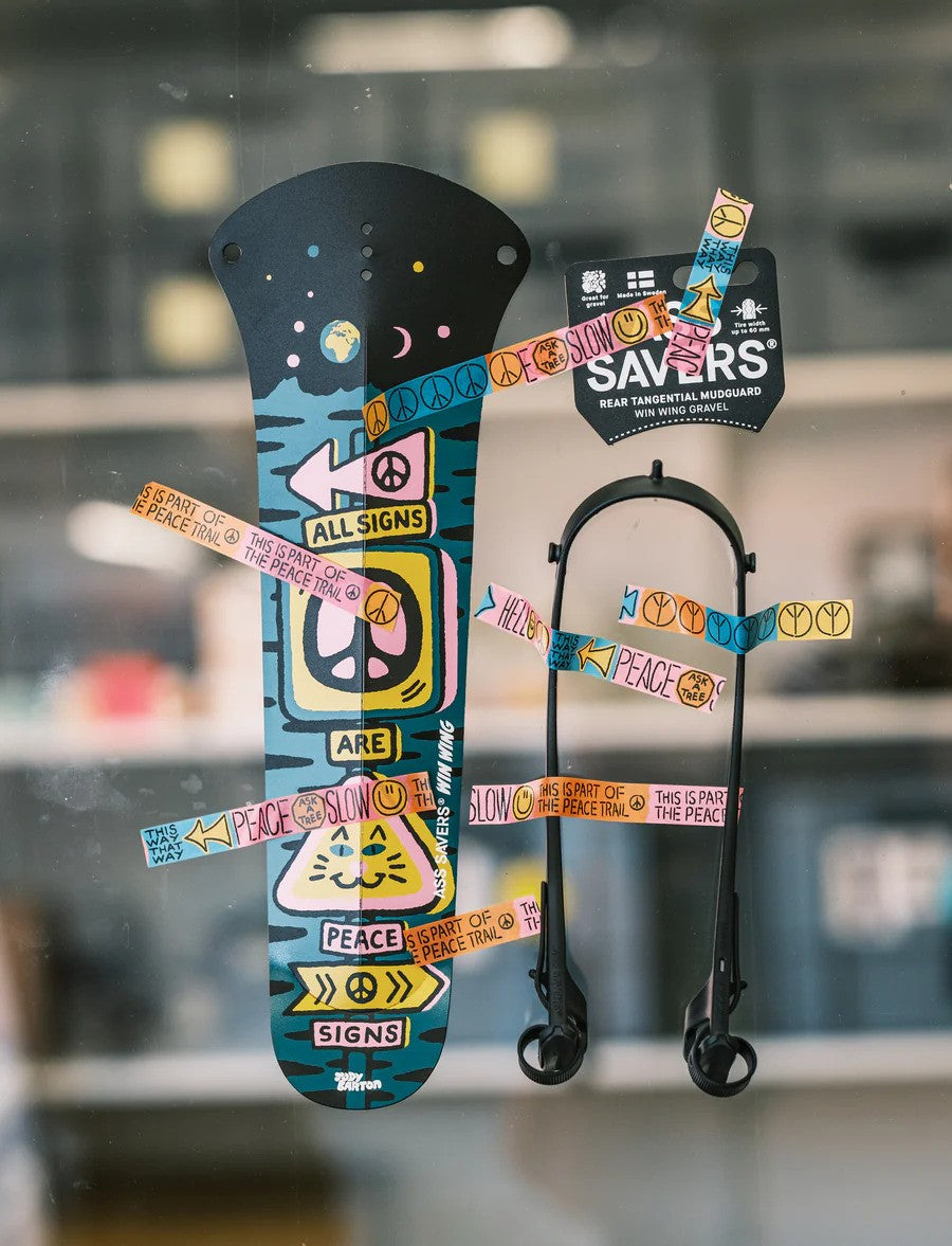 Garde-boue arrière Ass Savers Win Wing Gravel - Bits N' Peaces