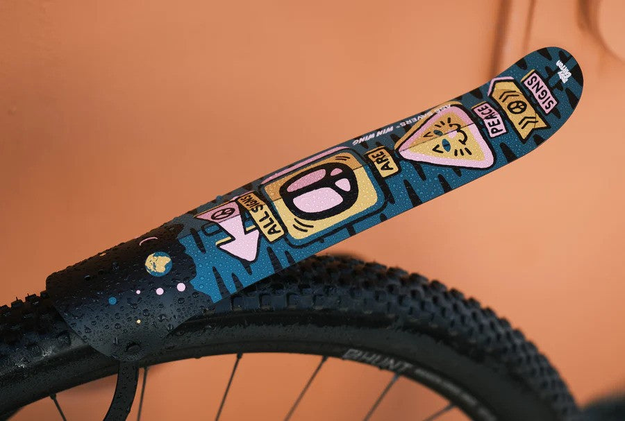 Garde-boue arrière Ass Savers Win Wing Gravel - Bits N' Peaces