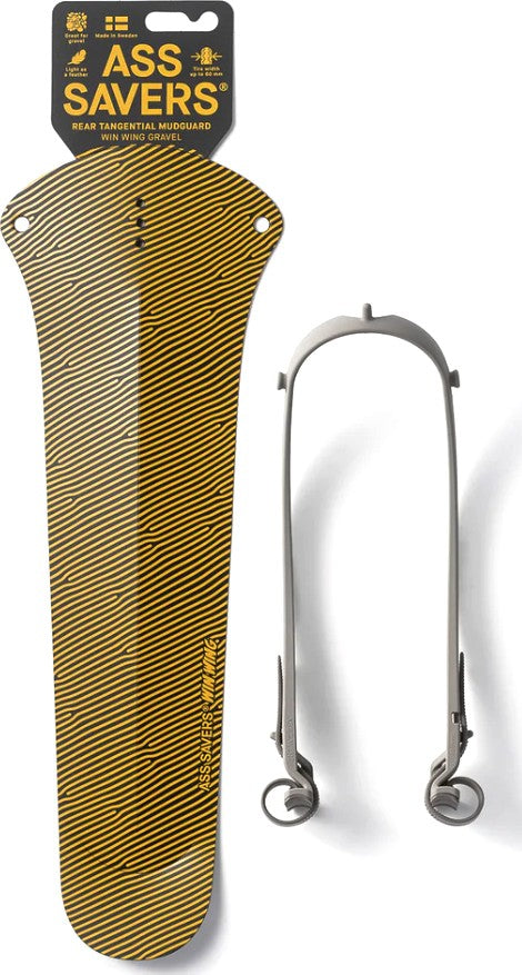 Garde-boue arrière Ass Savers Win Wing Gravel - Golden Groove