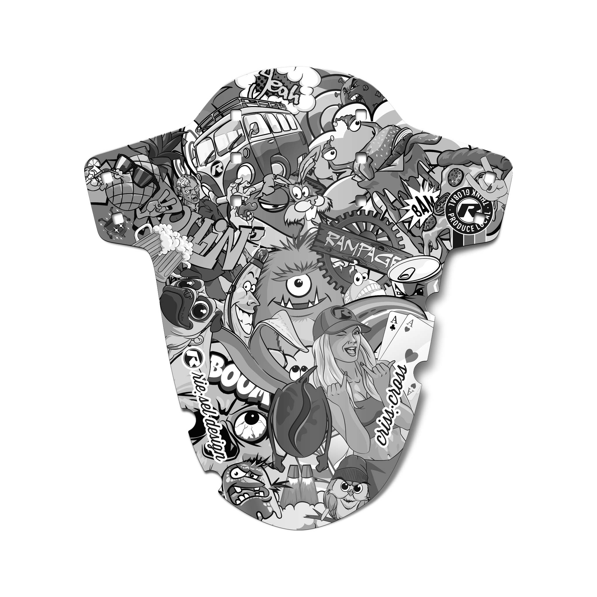 Stickerbomb eyecatcher ultra black