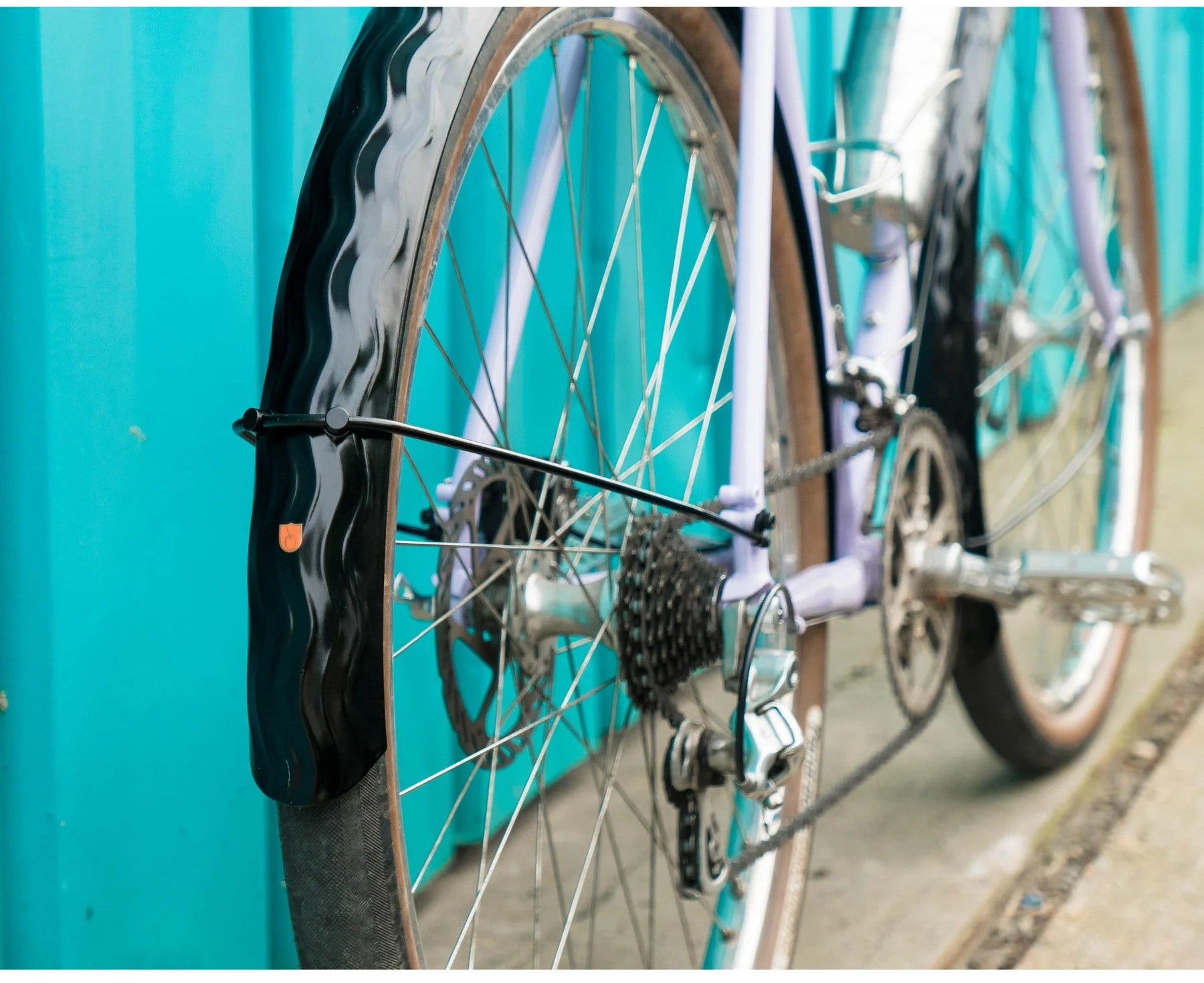 Garde-boues Vélo Orange Wavy