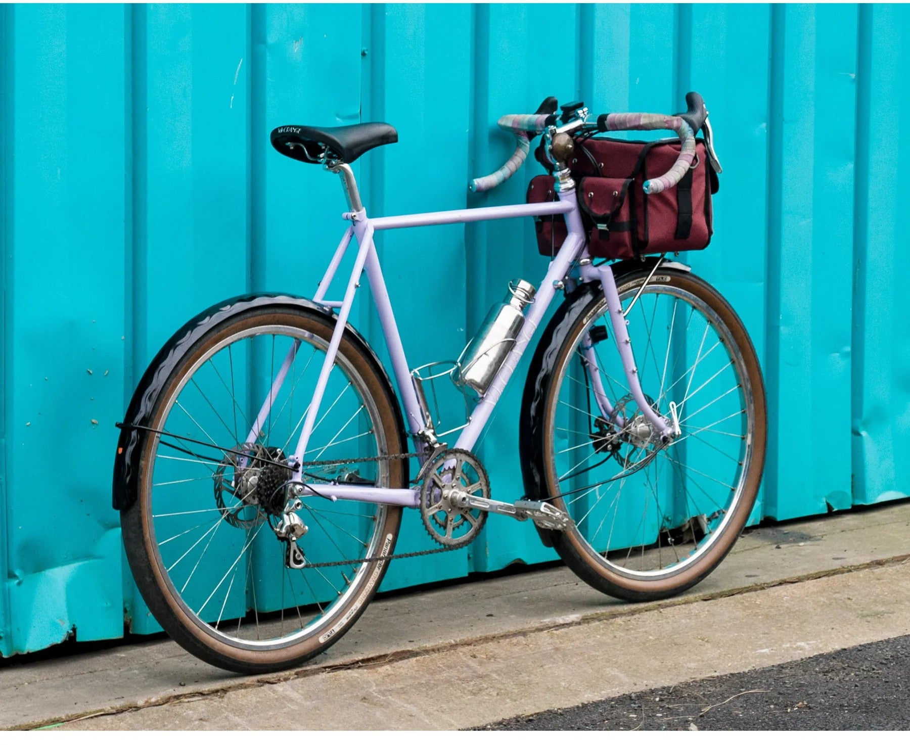 Garde-boues Vélo Orange Wavy