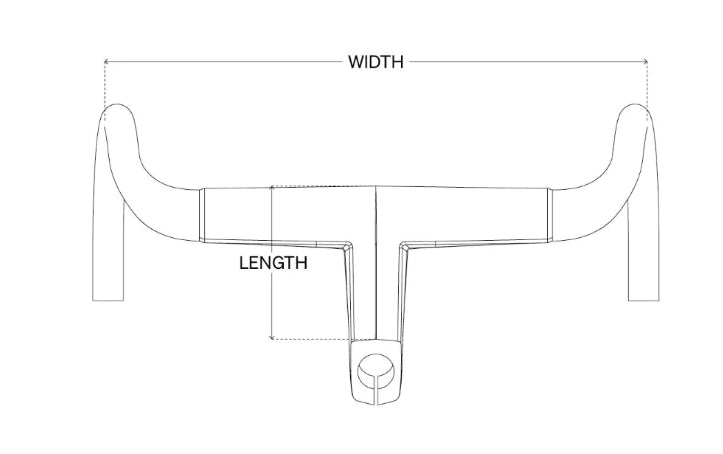 Guidon intégré de vélo Deda Elementi Alanera Rs