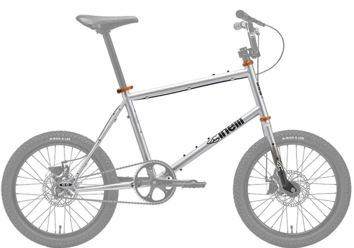 Kit cadre Cinelli Tutto Mini Silver Bootleg