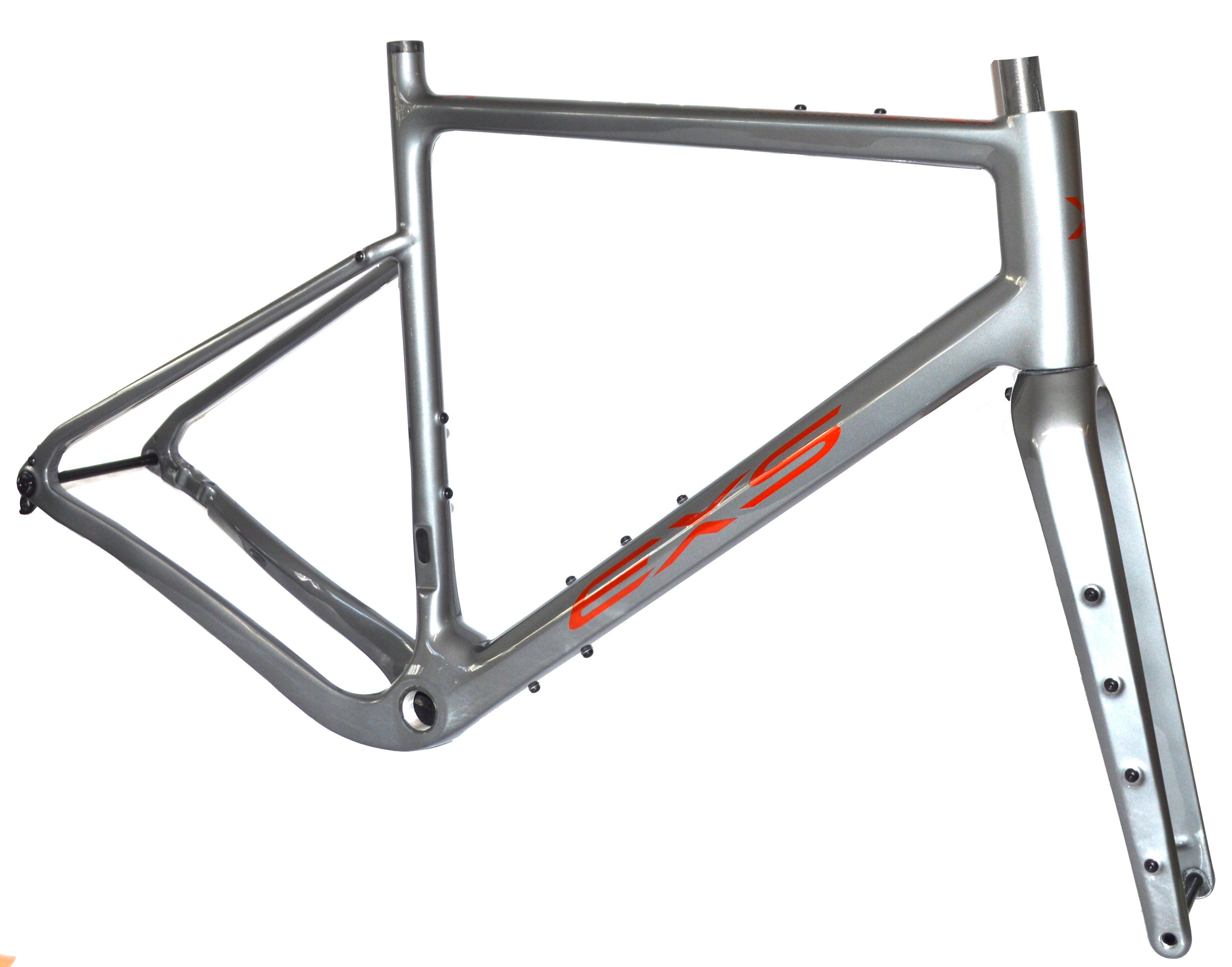 Kit cadre vélo gravel carbone 700 disque EXS