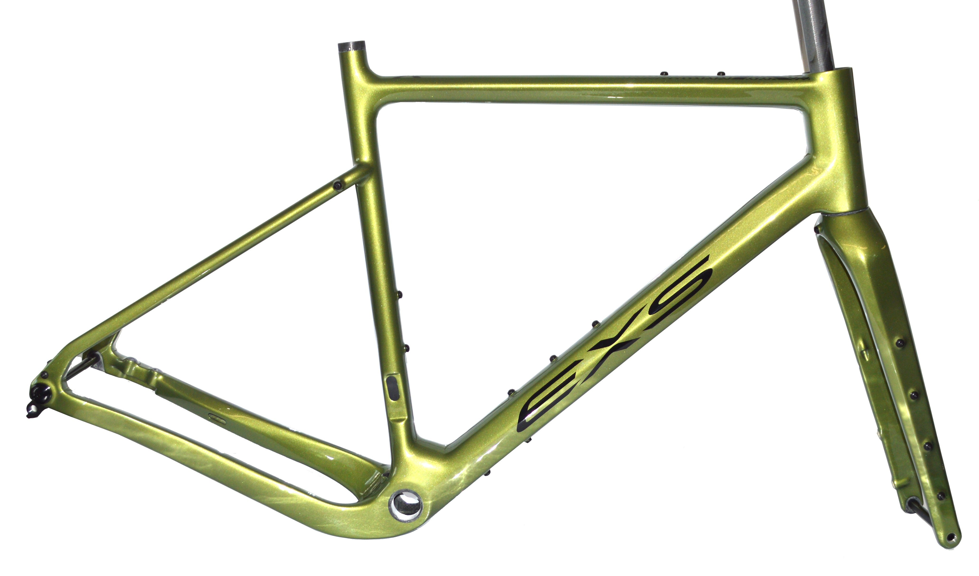 Kit cadre vélo gravel carbone 700 disque EXS