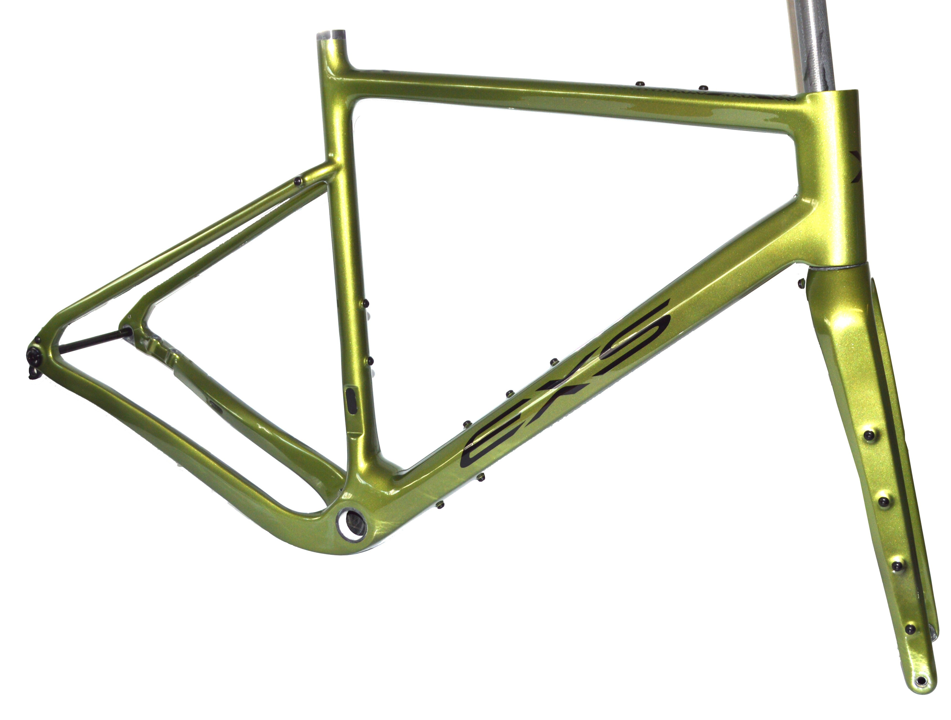 Kit cadre vélo gravel carbone 700 disque EXS
