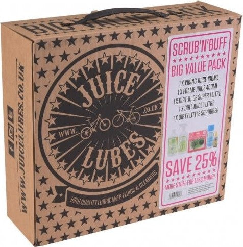 Kit d'entretien complet Juice Lubes Scrub & Buff