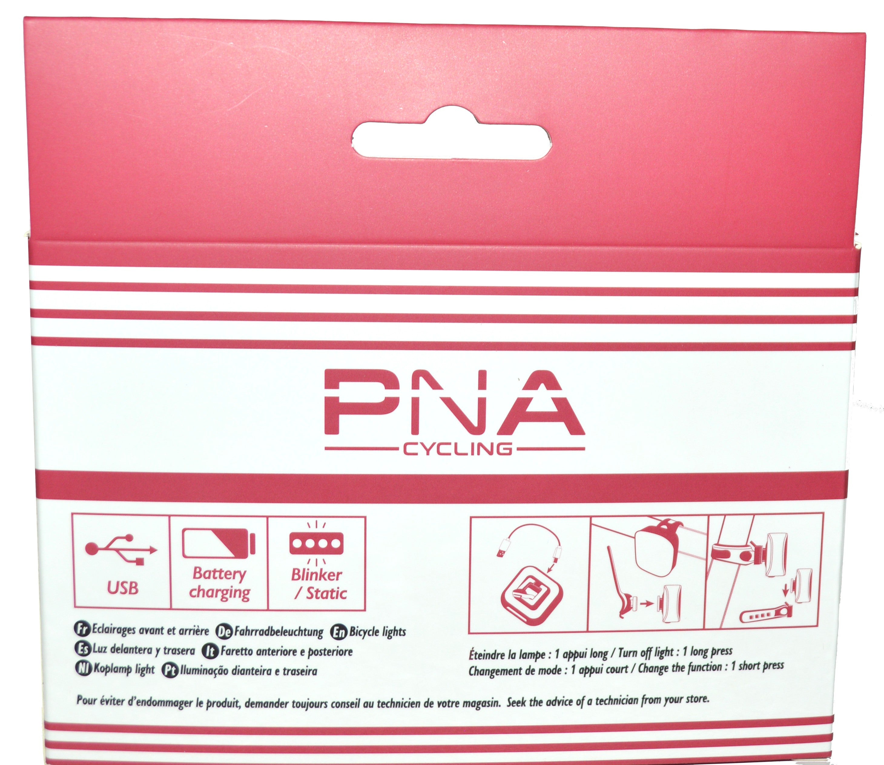 Kit éclairage LED USB pour vélo PNA