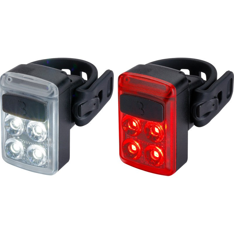 Kit mini-éclairage vélo avant + arrère BBB Slide Combo
