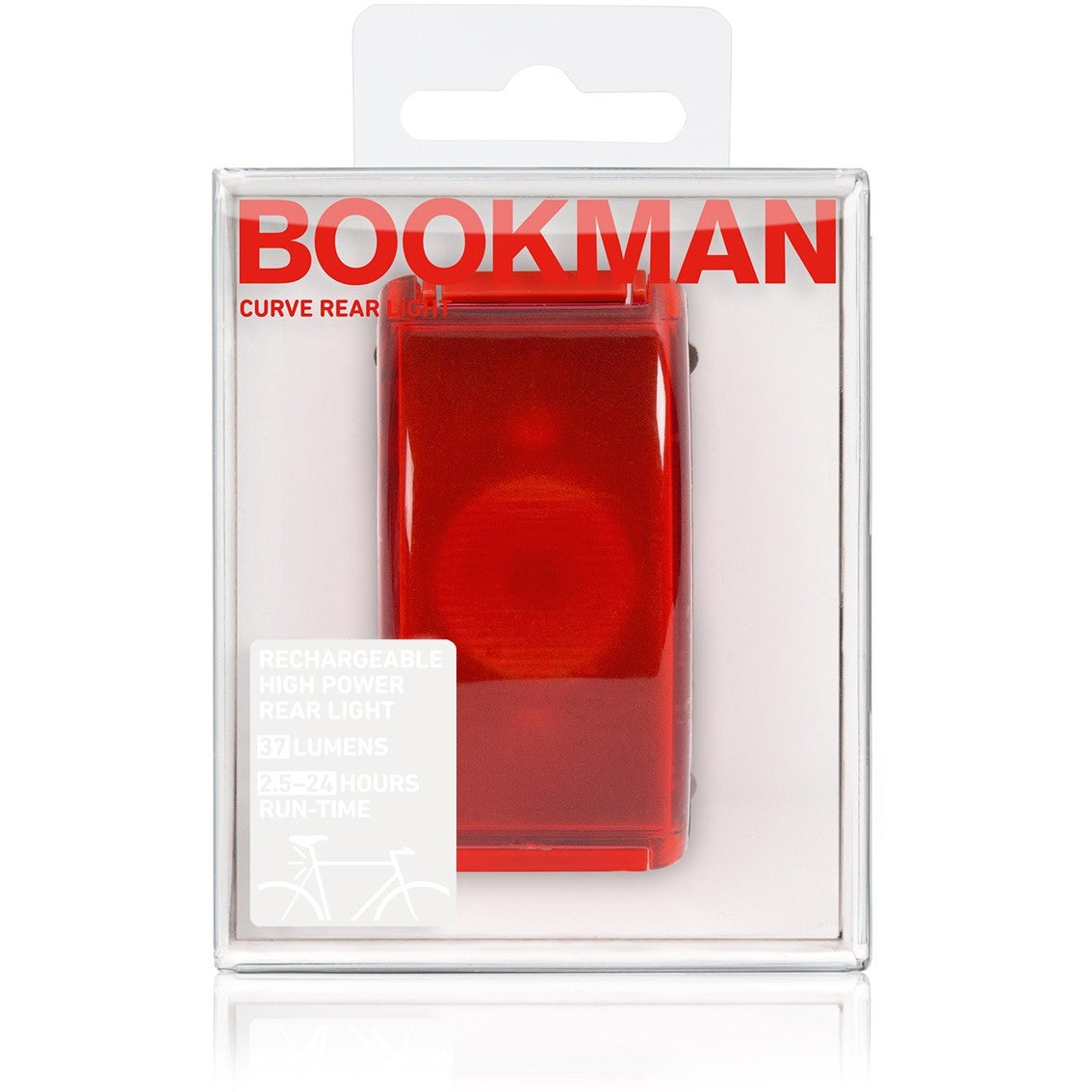 Lampe Vélo Bookman CURVE USB Arrière
