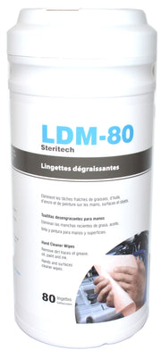 Lingettes nettoyantes et dégraissantes vélo LDM-80