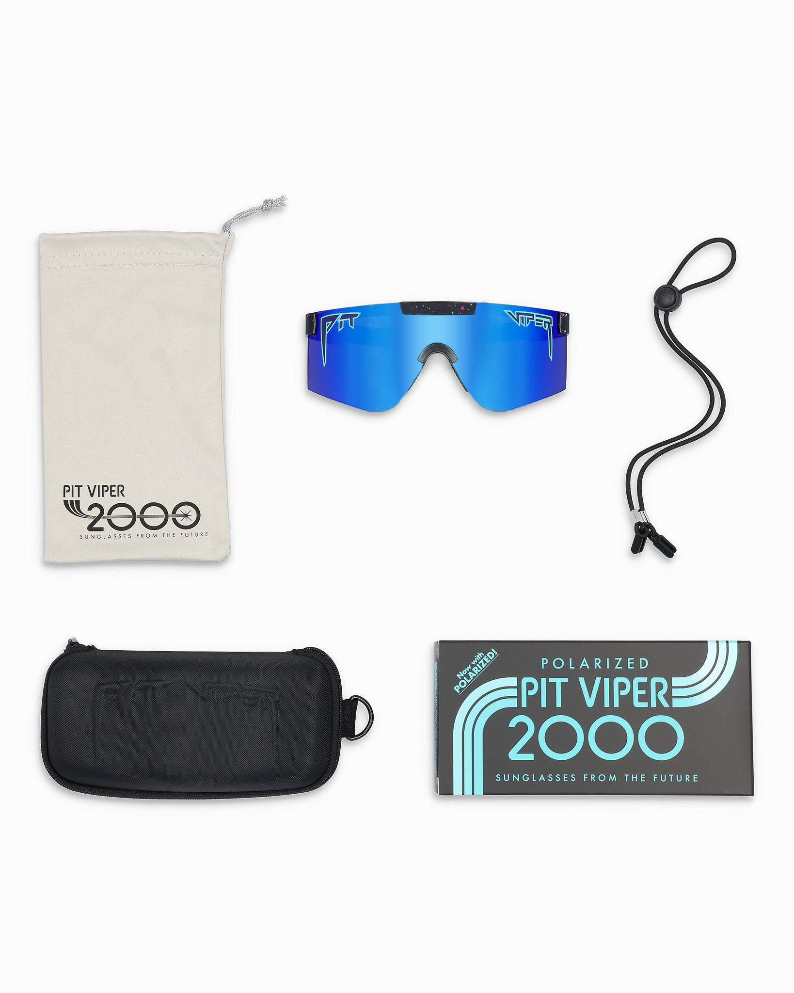 Lunettes Pit Viper 2000's Polarized
