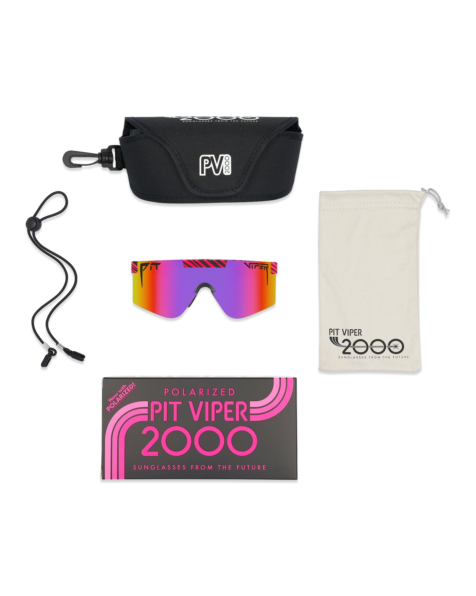 Lunettes Pit Viper 2000's Polarized