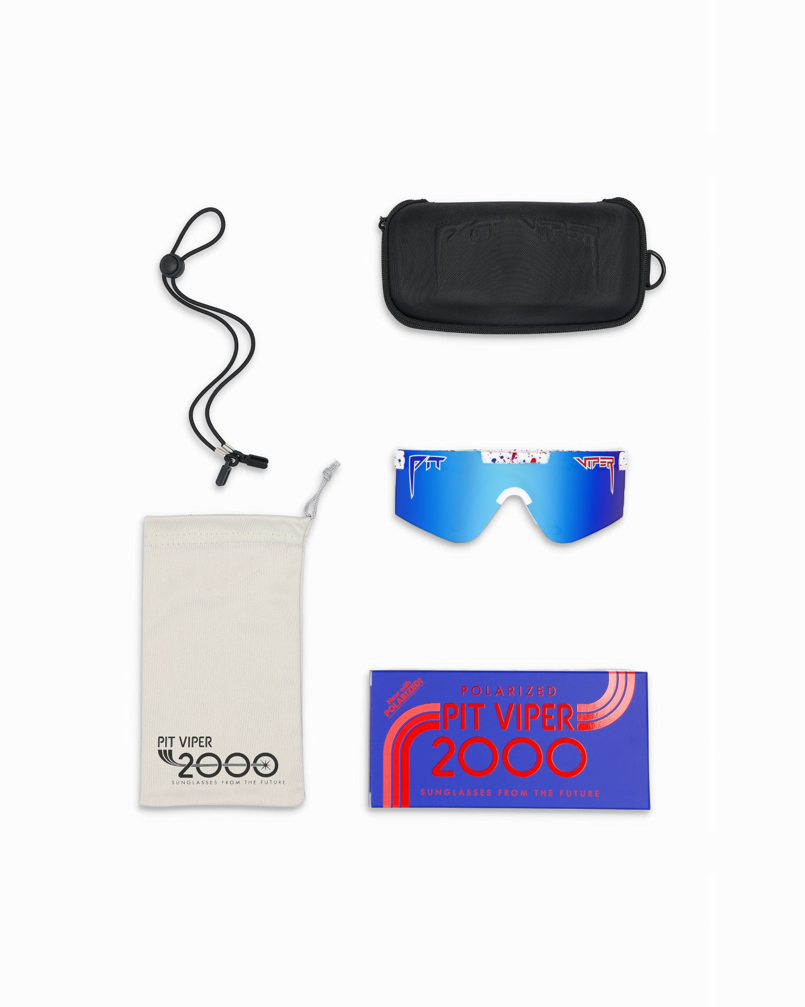 Lunettes Pit Viper 2000's Polarized