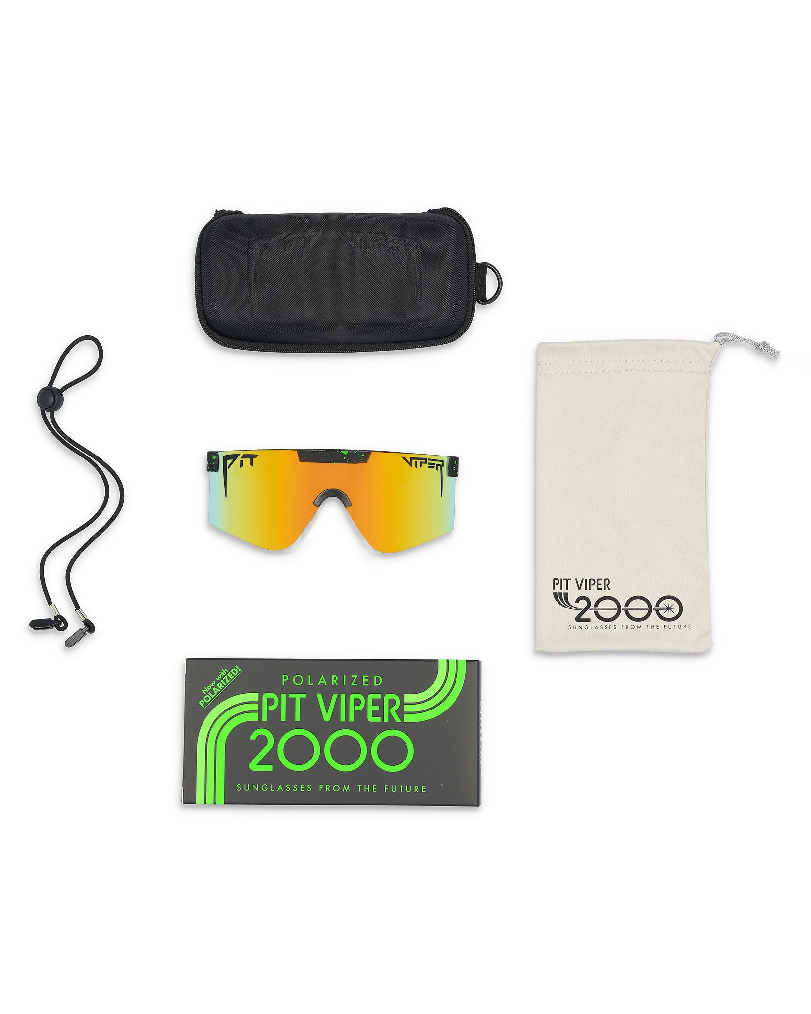 Lunettes Pit Viper 2000's Polarized