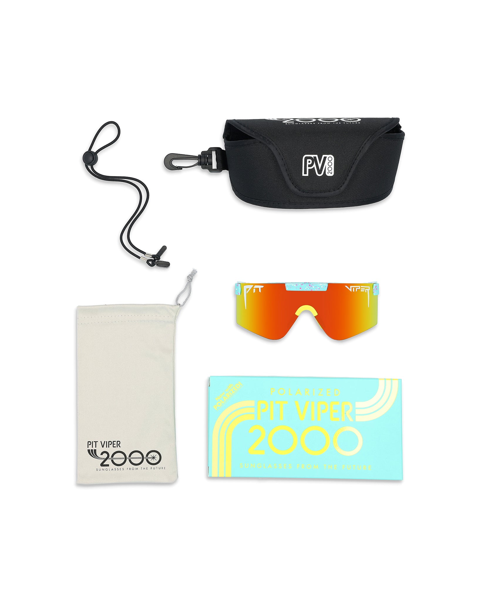 Lunettes Pit Viper 2000's Polarized