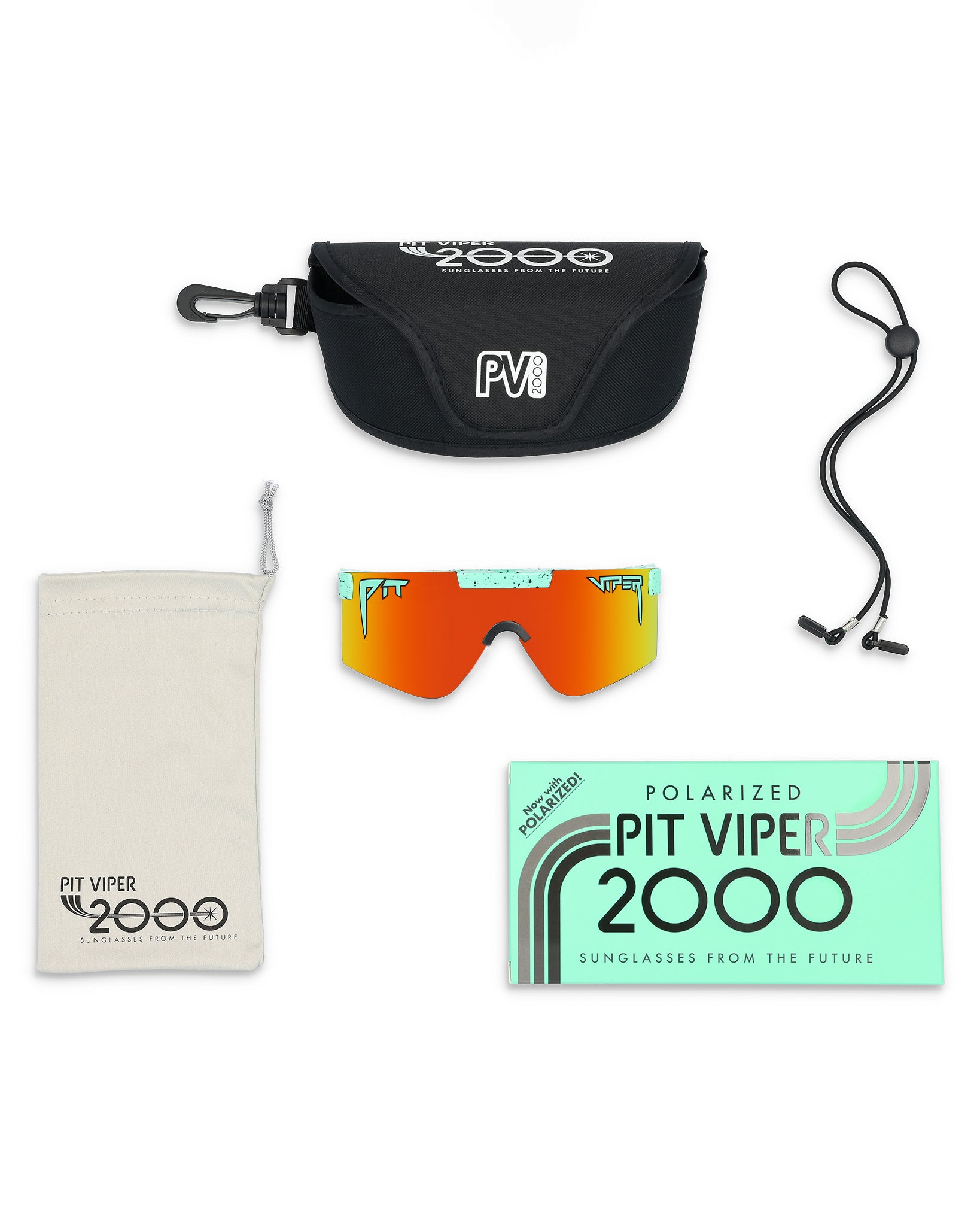 Lunettes Pit Viper 2000's Polarized