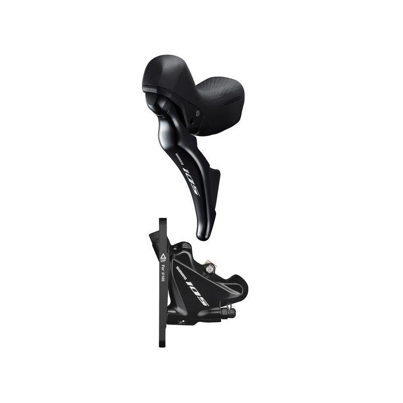 Manette + Levier + Etrier gauche hydraulique Shimano 105 ST-R7020L double plateaux